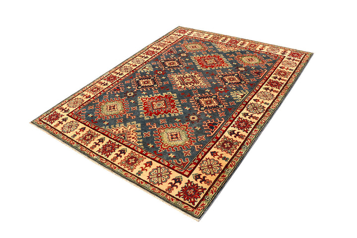 Light Slate Grey Kazak 5'  x" 6'  7" - No. QA41610