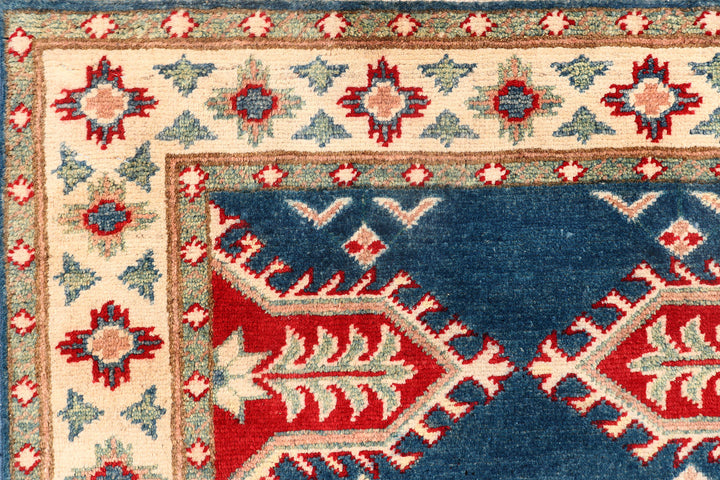 Midnight Blue Kazak 2' 7 x 12' 10 - No. 73723