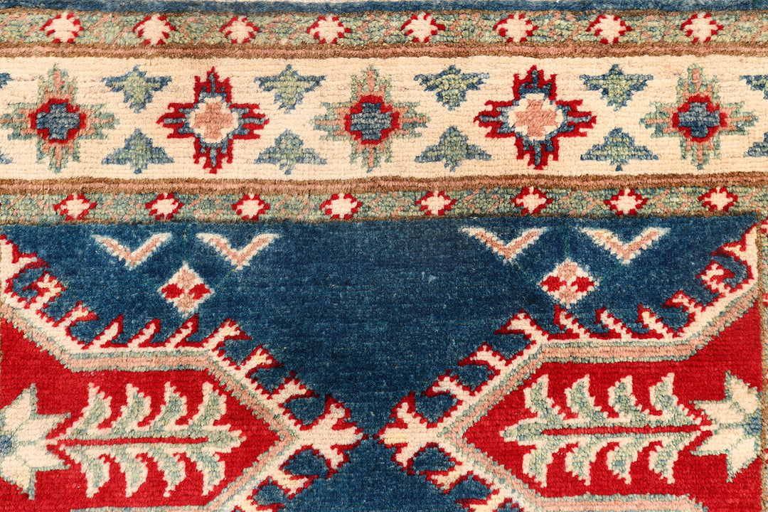 Midnight Blue Kazak 2' 7 x 12' 10 - No. 73723