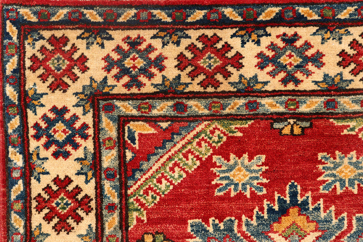 Firebrick Kazak 2'  9" x 9'  7" - No. QA78064