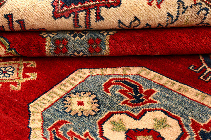 Firebrick Kazak 9'  9" x 12'  10" - No. QA90072