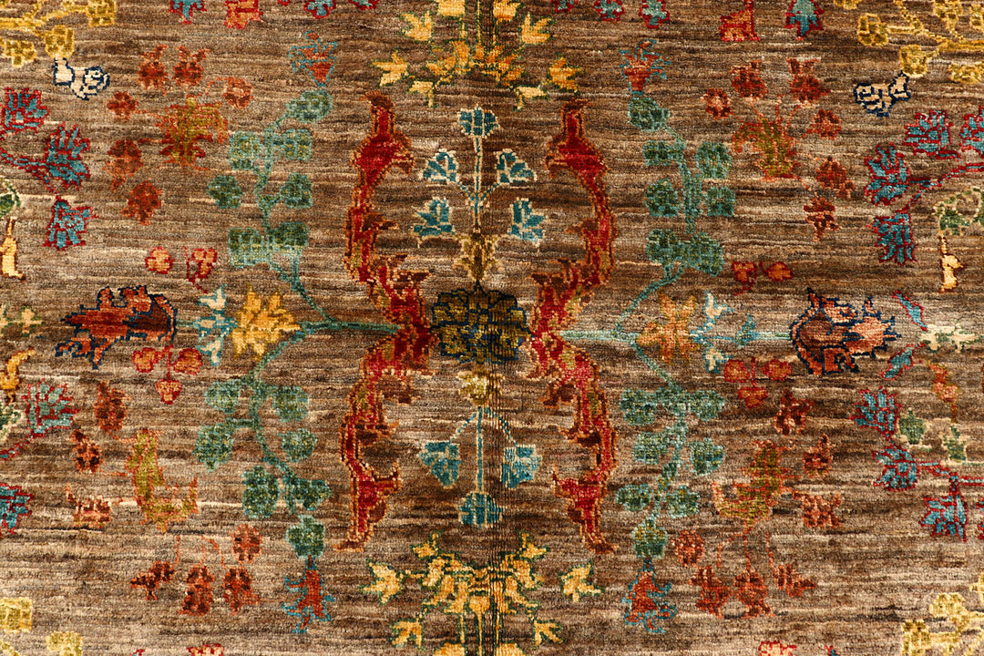 Multi Colored Kazak 5'  8" x 8' " - No. QA78021