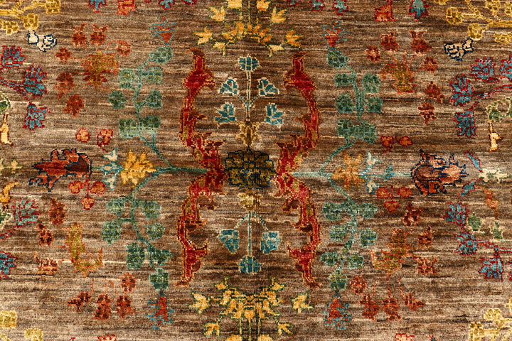 Multi Colored Kazak 5'  8" x 8' " - No. QA78021