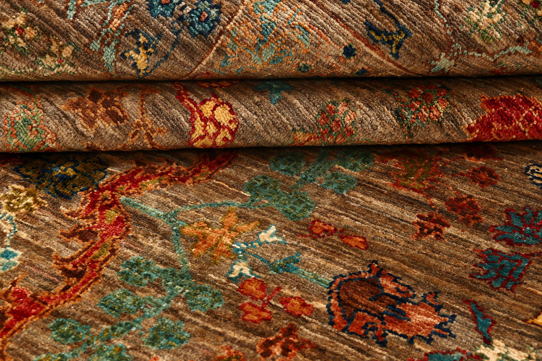 Multi Colored Kazak 5'  8" x 8' " - No. QA78021