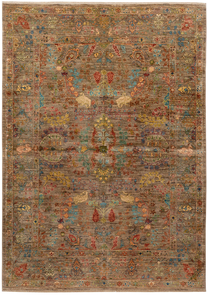 Multi Colored Kazak 5'  8" x 8' " - No. QA78021