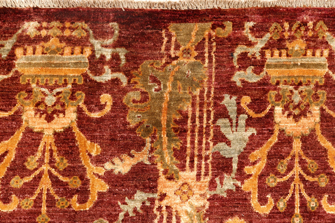 Multi Colored Ikat 4'  10" x 6'  7" - No. QA73984