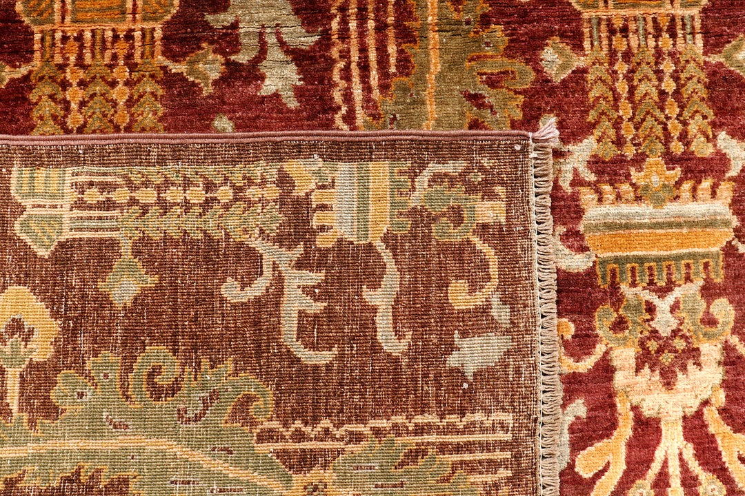 Multi Colored Ikat 4'  10" x 6'  7" - No. QA73984