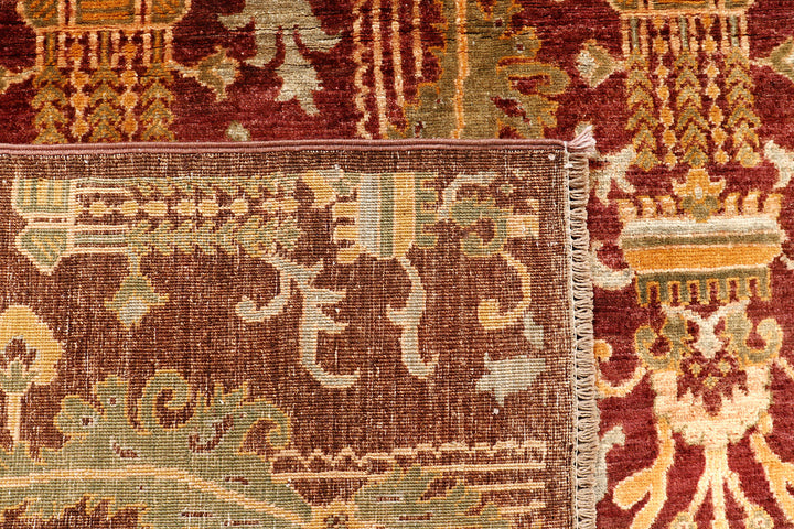 Multi Colored Ikat 4'  10" x 6'  7" - No. QA73984