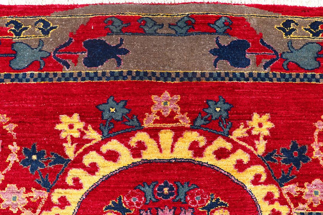 Multi Colored Suzani 8'  1" x 10' " - No. QA36711