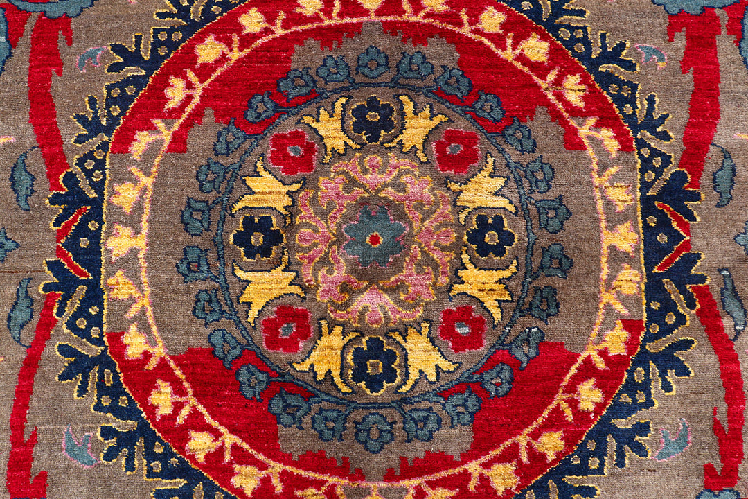 Multi Colored Suzani 8'  1" x 10' " - No. QA36711