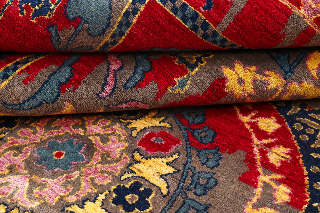 Multi Colored Suzani 8'  1" x 10' " - No. QA36711