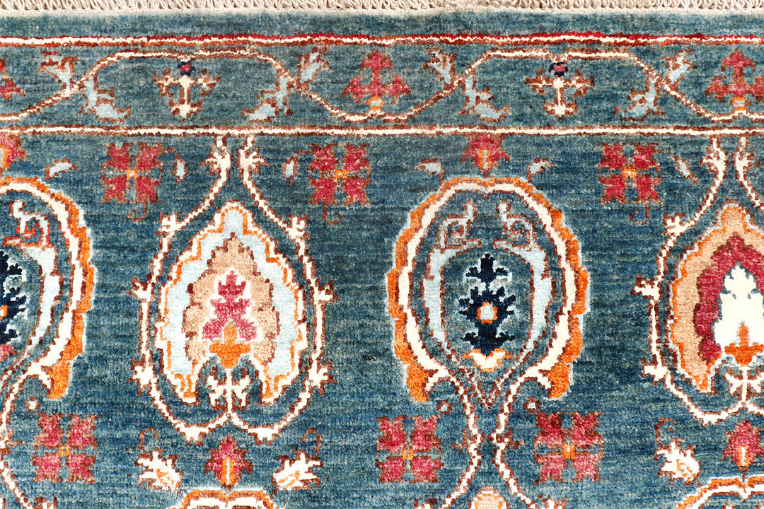 Cadet Blue Kazak 4' 9 x 7' 1 - No. 73734