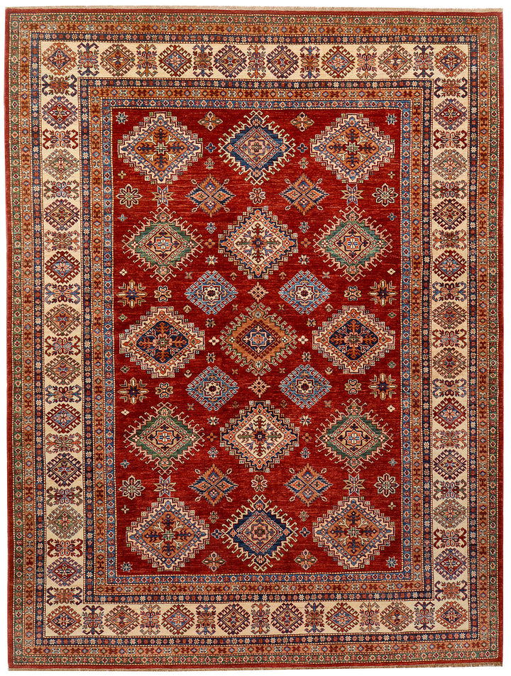 Firebrick Kazak 8'  3" x 10'  10" - No. QA49426