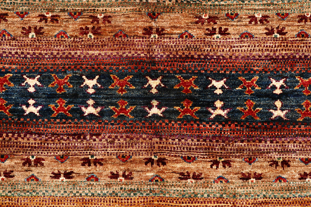 Multi Colored Kazak 5'  6" x 8'  2" - No. QA38841