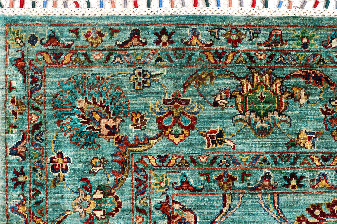 Cadet Blue Kazak 5' 9 x 8' 4 - No. 73755