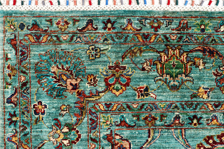 Cadet Blue Kazak 5' 9 x 8' 4 - No. 73755