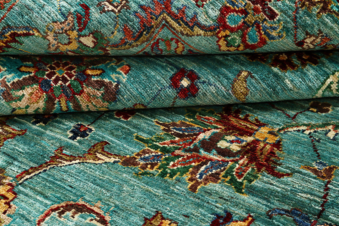 Cadet Blue Kazak 5' 9 x 8' 4 - No. 73755