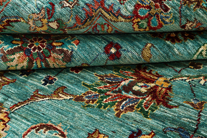 Cadet Blue Kazak 5' 9 x 8' 4 - No. 73755