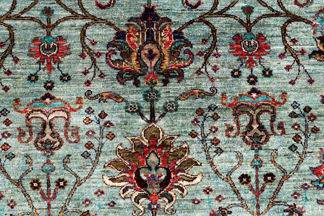 Cadet Blue Kazak 6' 8 x 10' - No. 73761