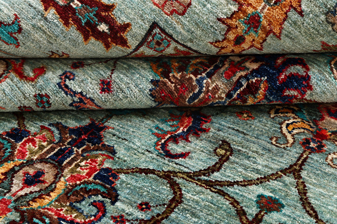 Cadet Blue Kazak 6' 8 x 10' - No. 73761