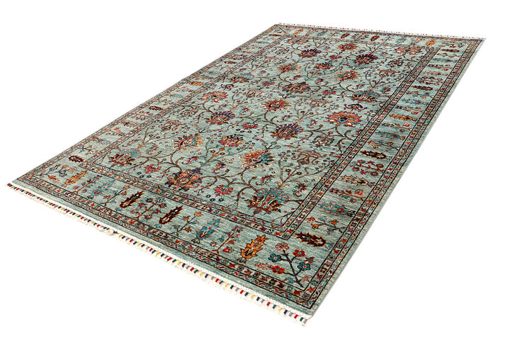 Cadet Blue Kazak 6' 8 x 10' - No. 73761