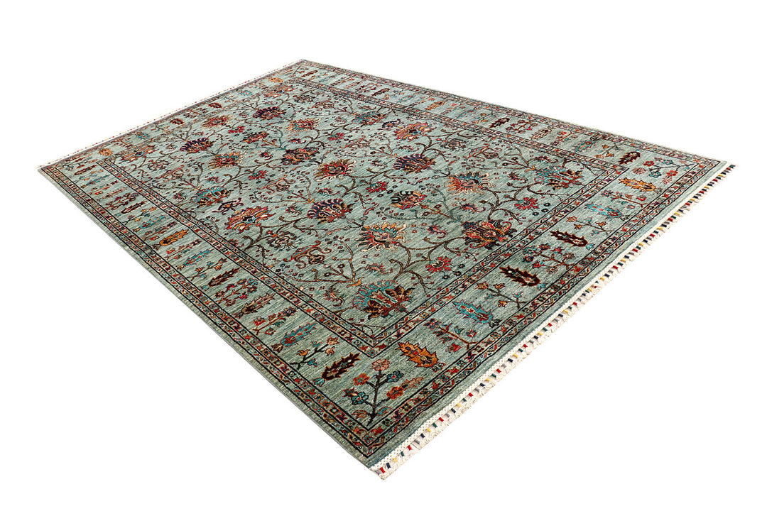 Cadet Blue Kazak 6' 8 x 10' - No. 73761