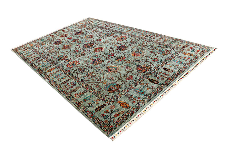 Cadet Blue Kazak 6' 8 x 10' - No. 73761