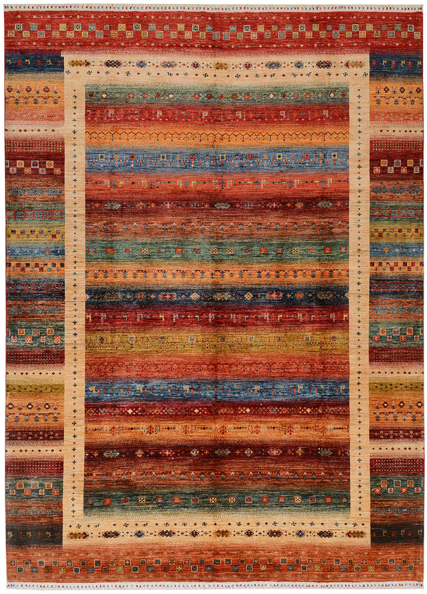 Multi Colored Kazak 8' 10 x 11' 11 - No. 73764