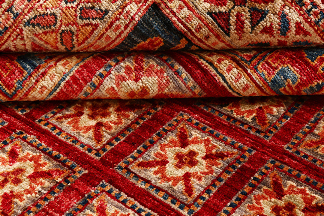 Multi Colored Kazak 7'  9" x 10'  1" - No. QA97677