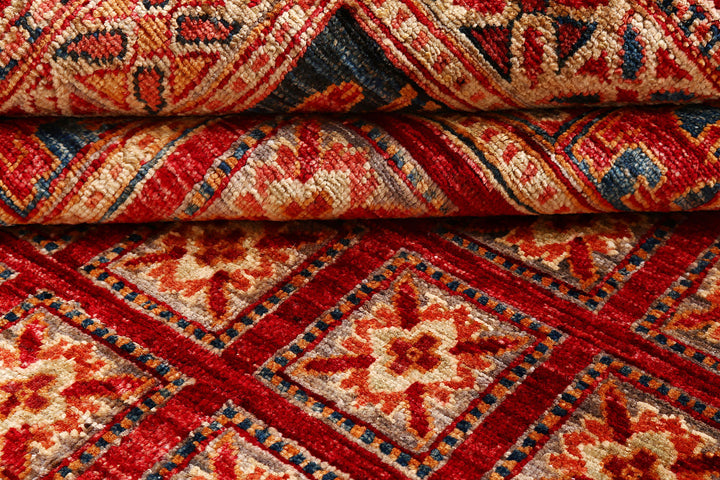 Multi Colored Kazak 7'  9" x 10'  1" - No. QA97677