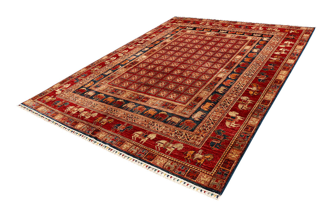 Multi Colored Kazak 7'  9" x 10'  1" - No. QA97677