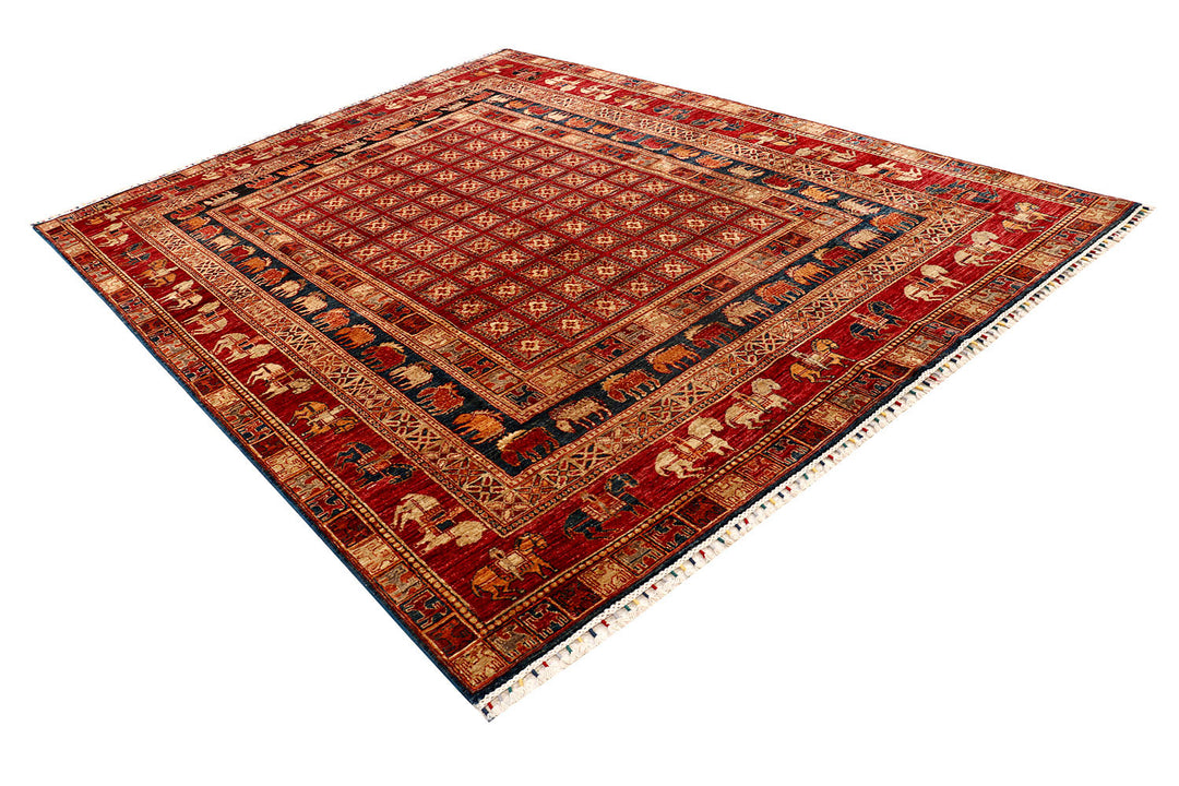 Multi Colored Kazak 7'  9" x 10'  1" - No. QA97677