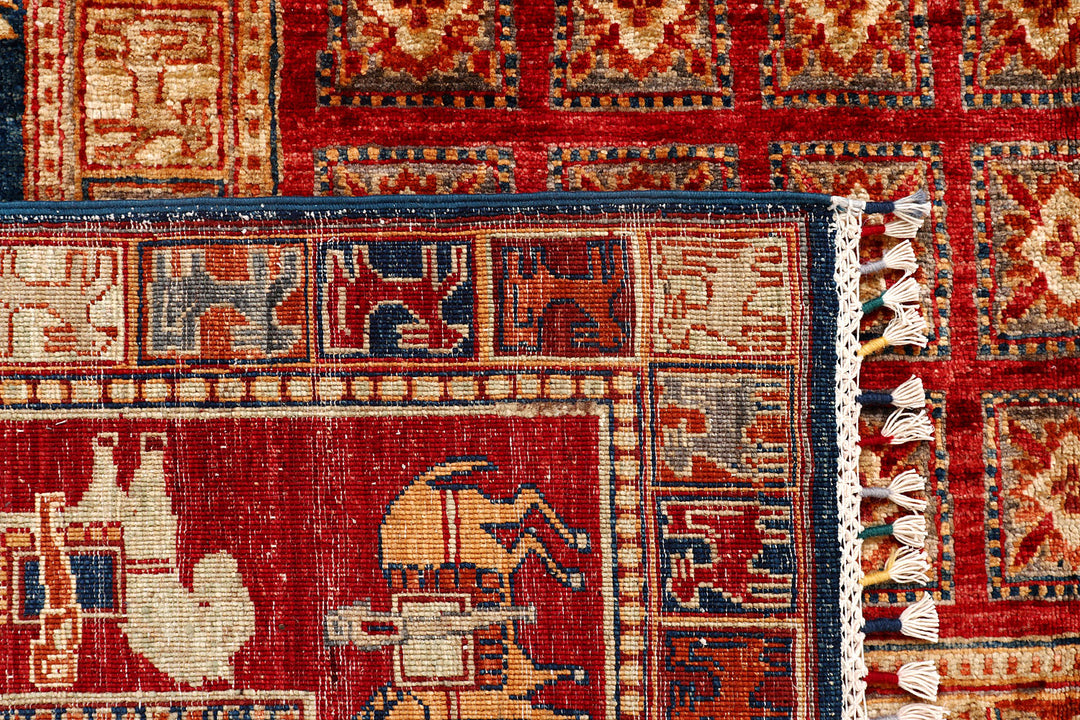 Multi Colored Kazak 7'  9" x 10'  1" - No. QA97677