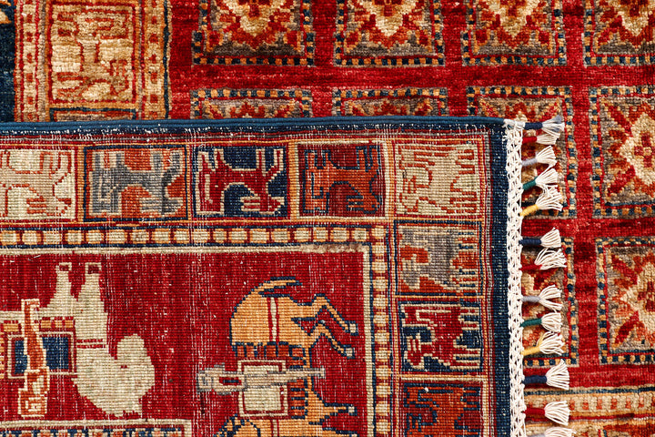 Multi Colored Kazak 7'  9" x 10'  1" - No. QA97677