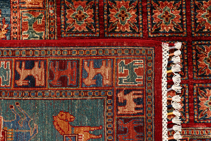 Multi Colored Kazak 8'  11" x 11'  11" - No. QA53657