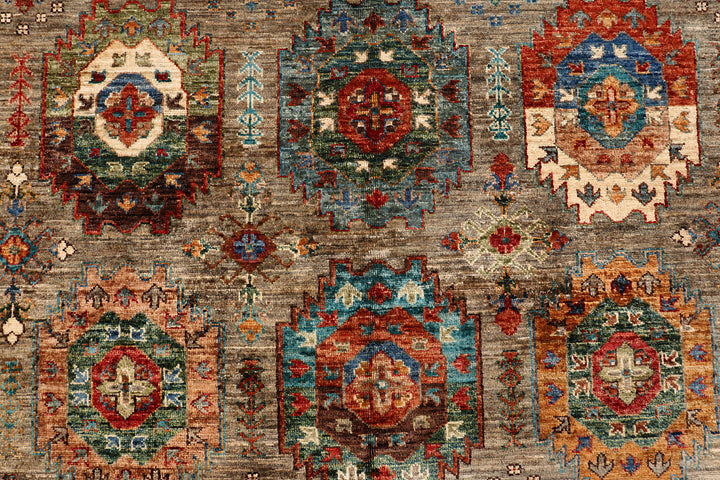 Tan Kazak 8'  2" x 11'  7" - No. QA95717