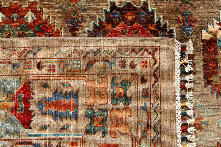 Tan Kazak 8'  2" x 11'  7" - No. QA95717