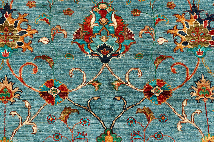 Steel Blue Kazak 5' 8 x 8' 7 - No. 73803