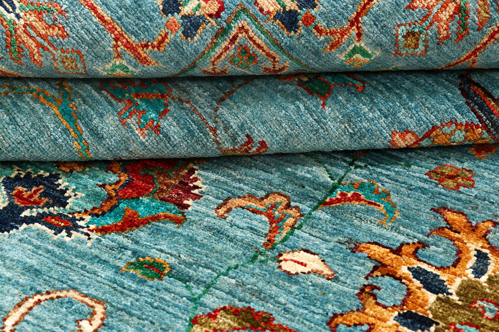 Steel Blue Kazak 5' 8 x 8' 7 - No. 73803