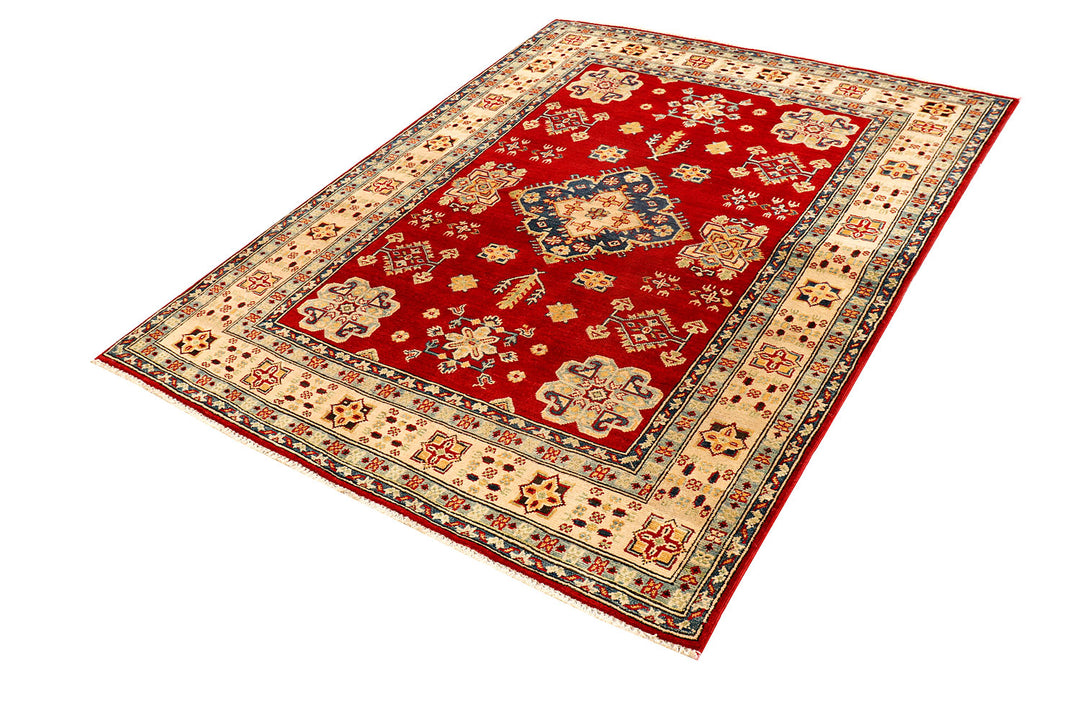 Red Kazak 4'  10" x 6'  2" - No. QA38332