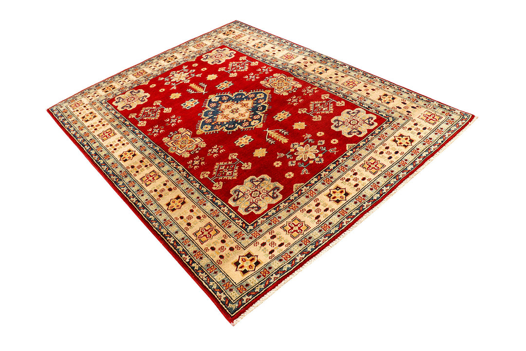 Red Kazak 4'  10" x 6'  2" - No. QA38332