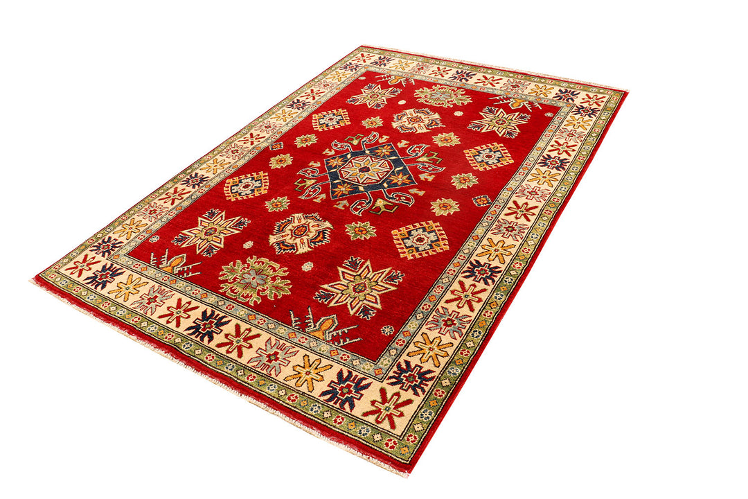 Firebrick Kazak 4'  9" x 6'  10" - No. QA31902