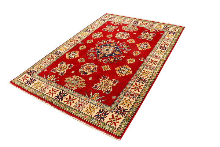 Firebrick Kazak 4'  9" x 6'  10" - No. QA31902