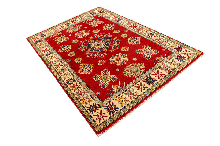 Firebrick Kazak 4'  9" x 6'  10" - No. QA31902