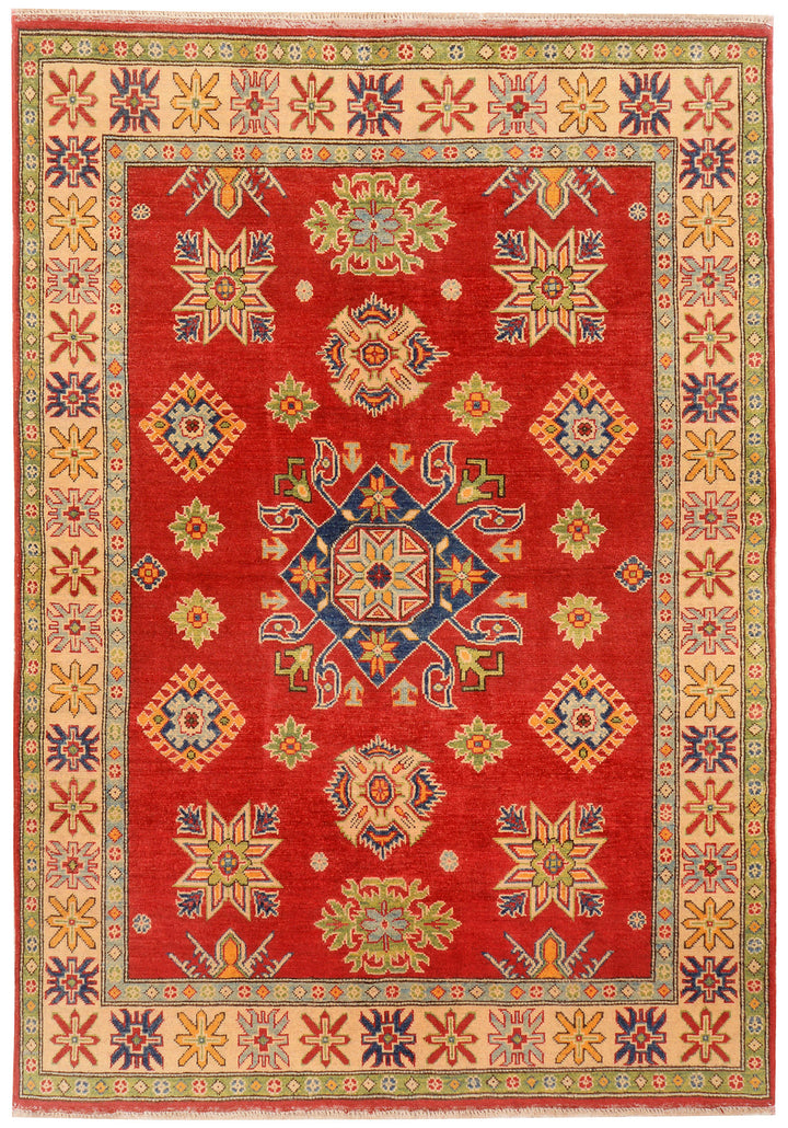 Firebrick Kazak 4'  9" x 6'  10" - No. QA31902