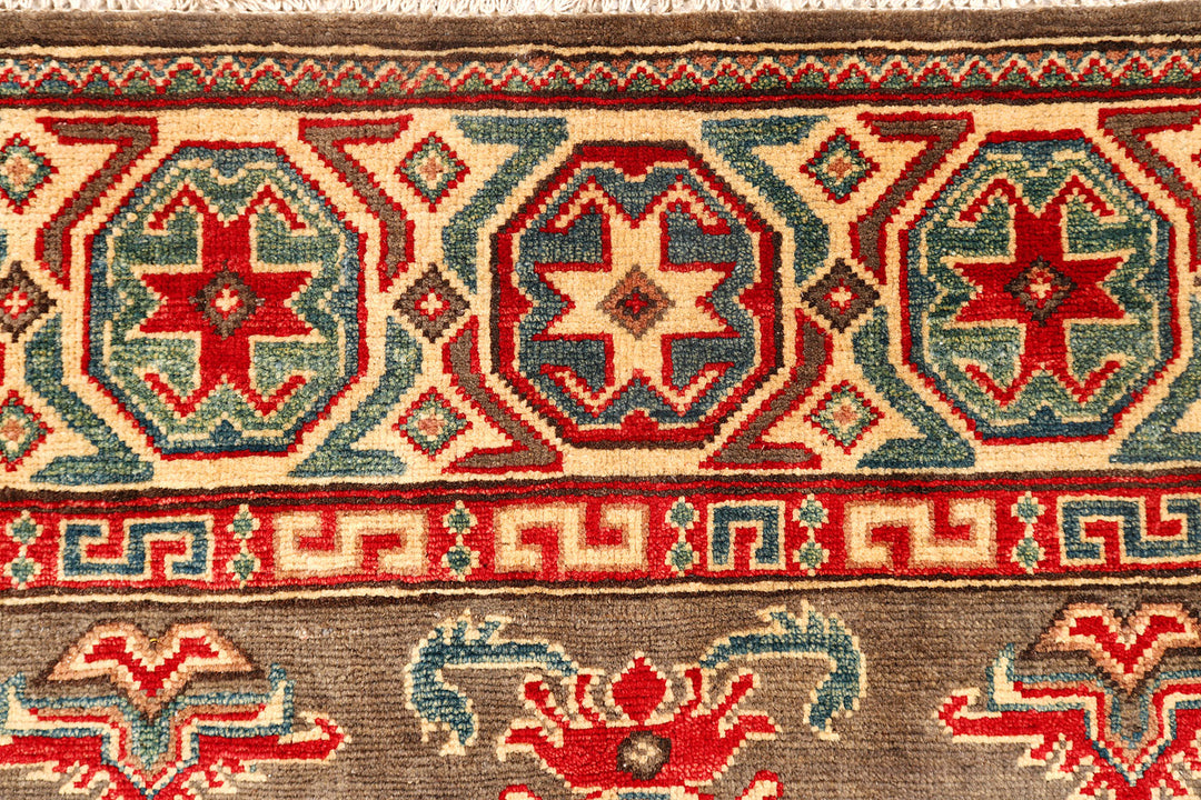 Tan Kazak 4'  11" x 6'  7" - No. QA90979