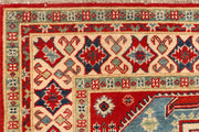 Steel Blue Kazak 4' 10 x 6' 8 - No. 73812