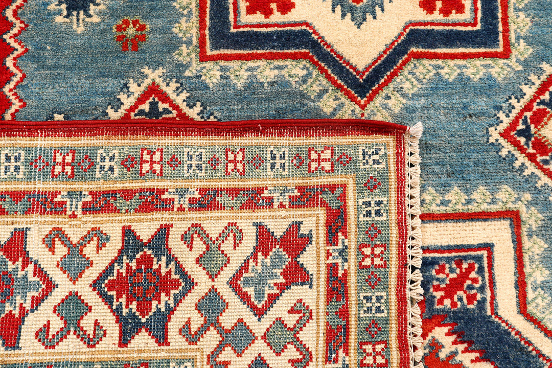 Steel Blue Kazak 4' 10 x 6' 8 - No. 73812