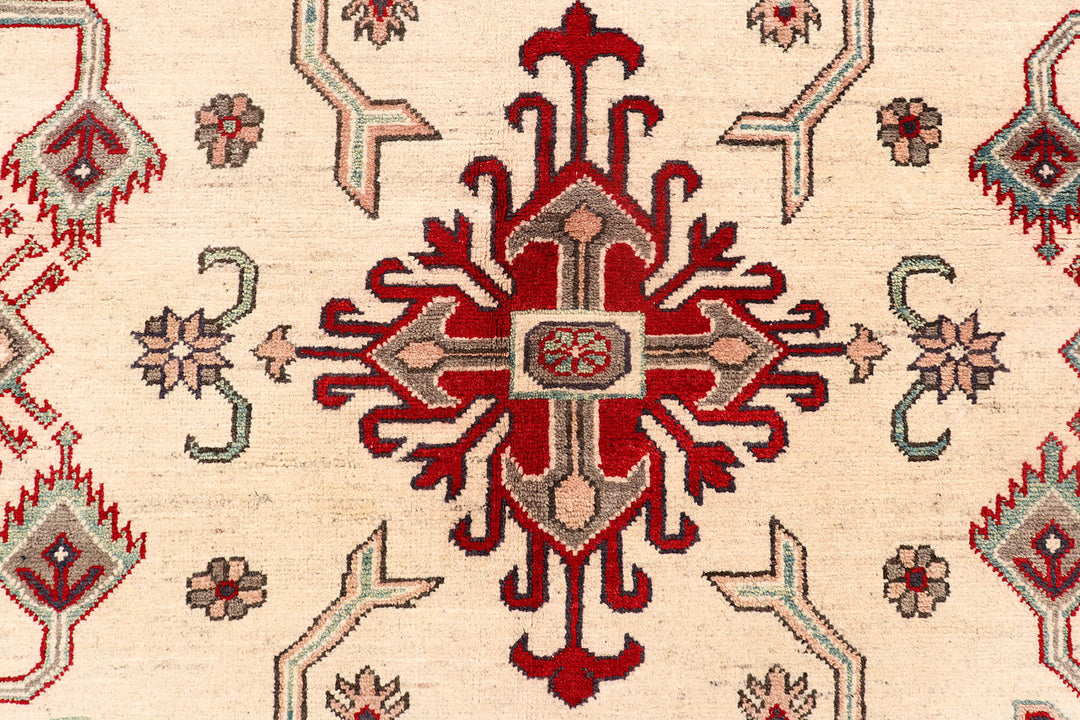 Blanched Almond Kazak 6'  6" x 9'  9" - No. QA67199