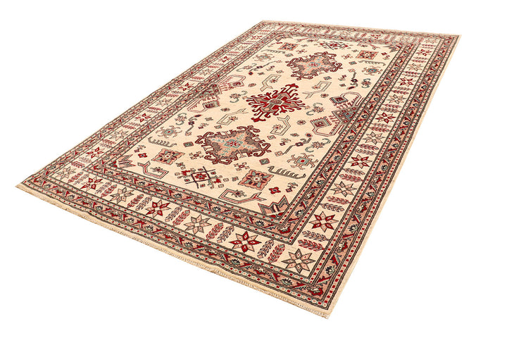 Blanched Almond Kazak 6'  6" x 9'  9" - No. QA67199